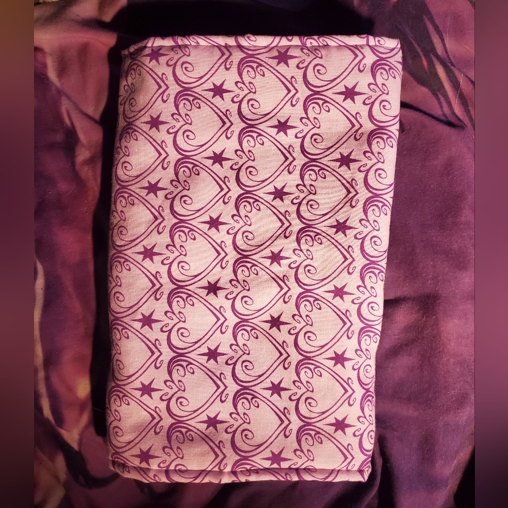Heart bookcover handmade protective